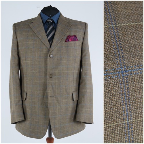 Blazer windowpane check 50r - windowpane,