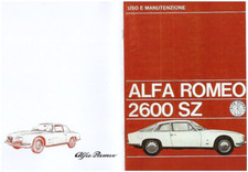 Alfa Romeo 2600 SZ-  manuale