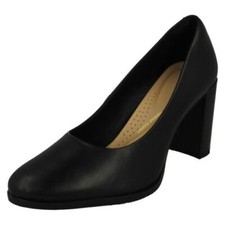 Donna Clarks Elegante Décolleté con Tacco 'Freva85 Tribunale'