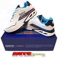 SCARPE SPARCO MARTINI RACING MODELLO S-TIME COLORE BIANCO NERO SNEAKERS