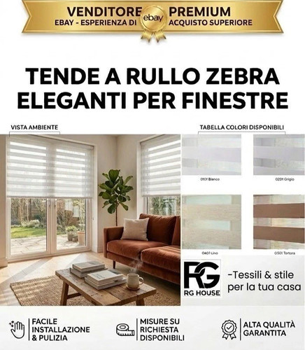 Tende rullo zebra doppia - -,