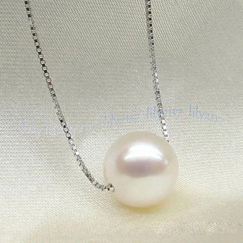 Collana con ciondolo - , perle