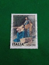 1988 Natale '88 La Sacra Famiglia 1904 Pasquale Celommi Lire 650 n 1851 usato