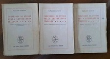 COMPENDIO DI STORIA DELLA LETTERATURA ITALIANA - N. SAPEGNO - 3 VOLUMI