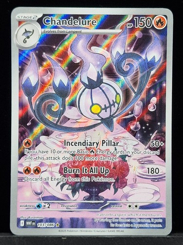 Pokémon tcg chandelure white - tcg,