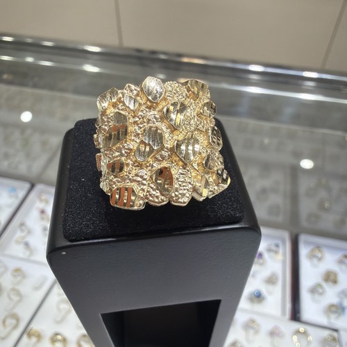 Anello pepita grande - in, vero