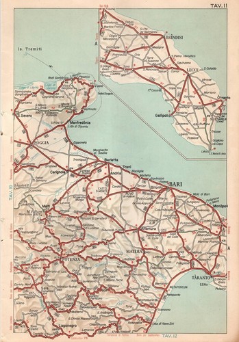 Puglia basilicata carta - puglia,