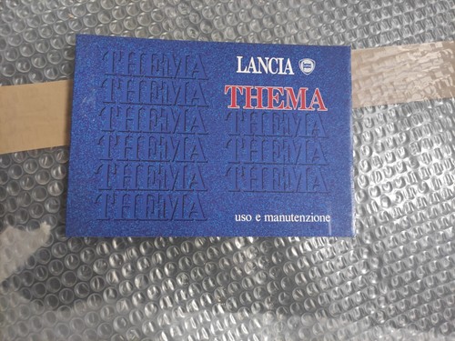 Lancia thema 1986 libretto - lancia,