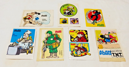 Alan ford adesivi - adesivi, originali