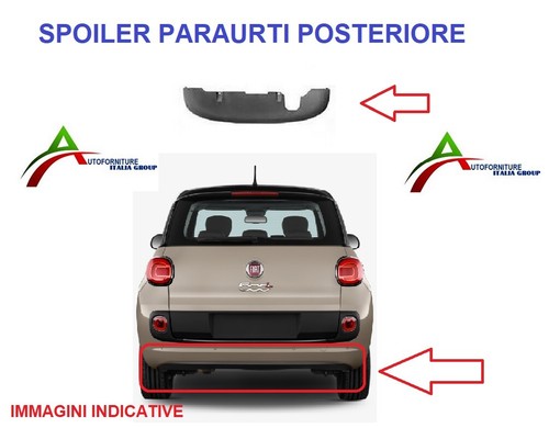 Spoiler paraurti posteriore - spoiler,