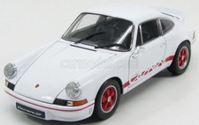 1/18 WELLY - PORSCHE | 911 CARRERA RS 2.7 COUPE 1973 | WHITE RED