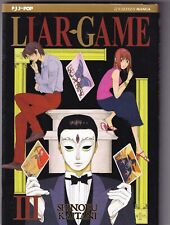 LIAR GAME III 3 di Shinobu Kaitani ed. JPop Seinen Manga Ottimo B5