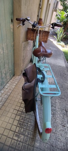Twin city bike azzurra con - b'twin,