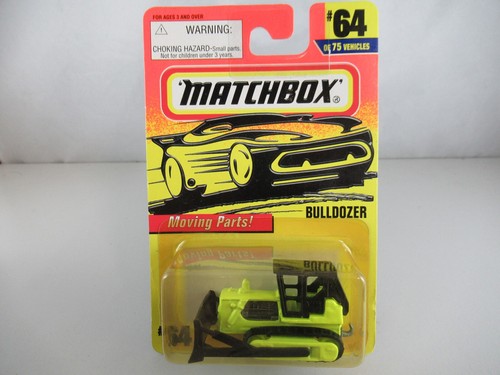 Matchbox bulldozer giallo - bulldozer,