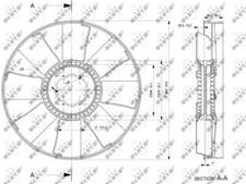 Lüfterrad passend für IVECO