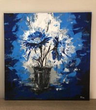 Dipinto Acrilico Su Tela