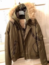 Breach in piuma d'oca uomo verde oliva XXL