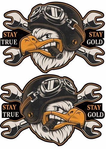 Adesivi aquila sticker - 2,