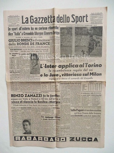 Gazzetta dello sport 1946 - gazzetta,