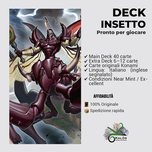 Yugioh mazzo deck insetto - yugioh!,