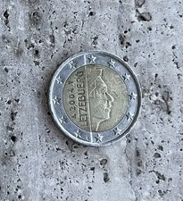 moneta rara da 2 euro letzebuerg 2004