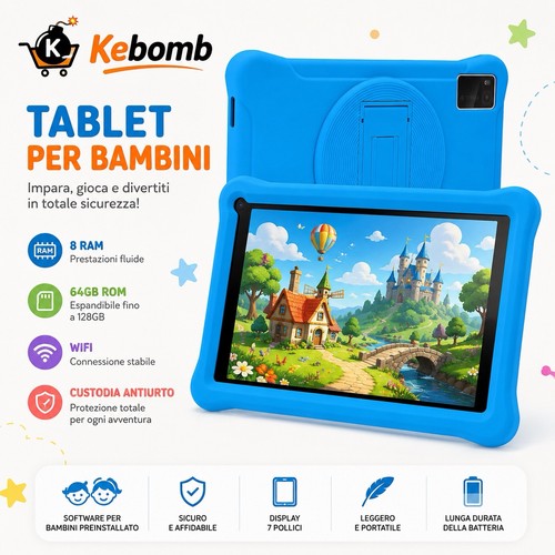 Tablet per bambini 64gb - tablet,