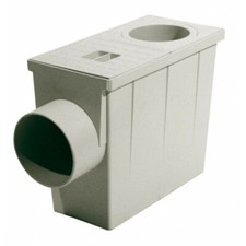 Pozzetto sifonato per pluviale 80 100 PVC discesa canali gronda casa pavimento