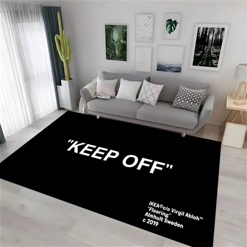 Tappeto nero bianco - ,