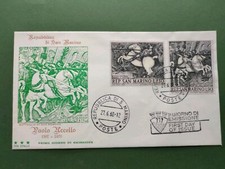 PAOLO UCCELLO FDC REPUBBLICA DI SAN MARINO BUSTA PRIMO GIORNO FIRST DAY OF ISSUE