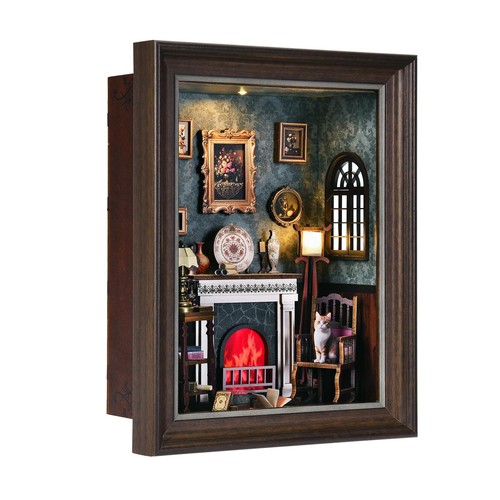 Etkvr book nook kit libreria - book, kit,