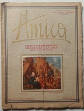 RIVISTA ANTICA-AMICA-ILLUSTRATA PER LA DONNA E LA CASA-N12-3 LIRE-1933
