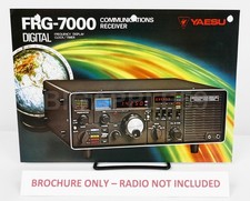 Brochure per ricevitore radio comunicazioni onde corte Yaesu FRG-7000 ***SCARCE***