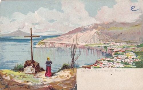 Cartolina napoli sorrento - di,
