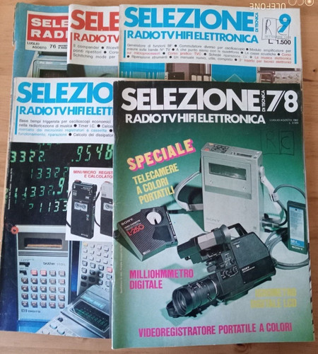 Riviste selezione radio - radio, tv 