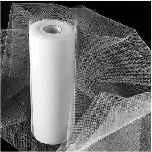 Tulle bianco matrimonio rotolo