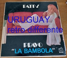 PATTY PRAVO PRIMO LP 1968 URUGUAY CON COPERTINA DAVANTI E RETRO DIFFERENTI