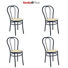 4 x Sedia Thonet Metallo