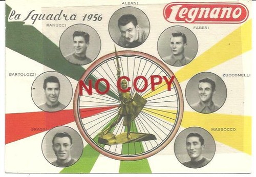 Ciclismo 1956 giro d - giro, d'italia