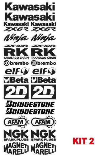 Adesivi moto sponsor tecnici - adesivi,