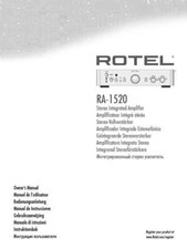Rotel RA-1520 Amplificatore