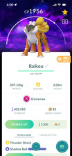 Shiny Dynamax Raikou Sfondo
