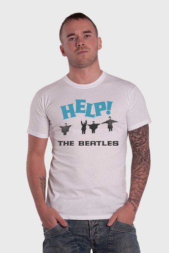 Maglietta the beatles aiuto - the,