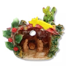 Presepe in capanna in pregiata