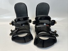 Attacchi Snowboard Sims Neon ~ Nero ~ Taglia S