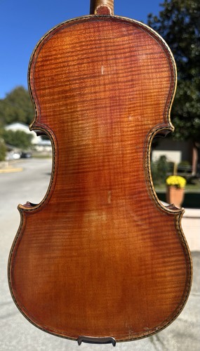 Old french inlaid violin - french,
