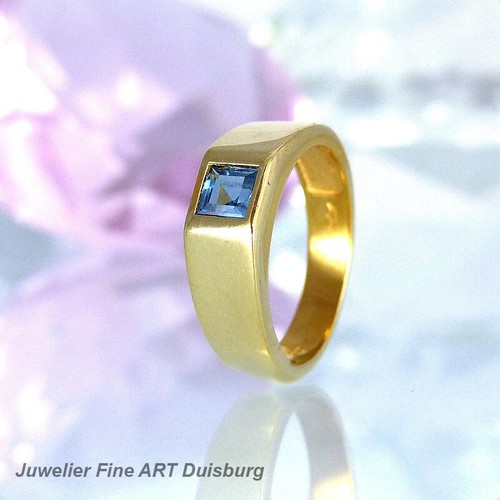 Anello 333 oro giallo con - anello, 1