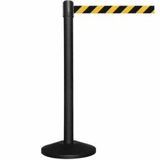 COLONNINA BLACK TENDINASTRO GIALLO-NERO delimitazione aereoporto concessionario