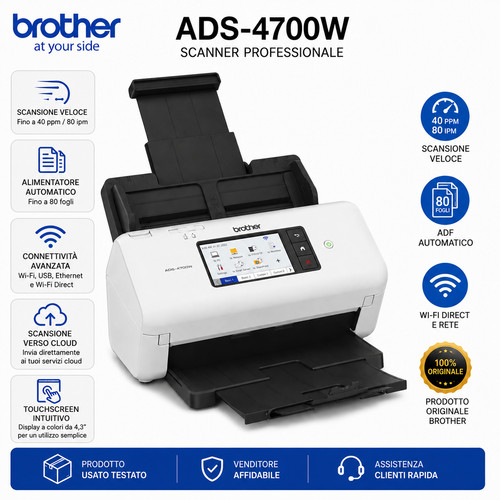 Brother ads 4700w scanner con - brother,