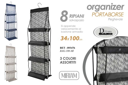 Porta borse armadio bastone - da,