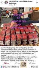 Dan Brown Signed Hardcover